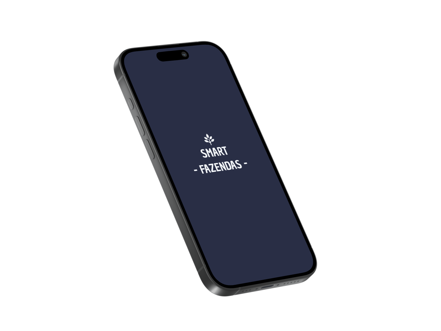 Image do app no celular com a splashscreen do aplicativo